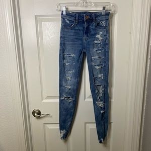 American eagle High rise jegging size 0 regular